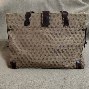 Dooney & Bourke Brown Monogram Tote